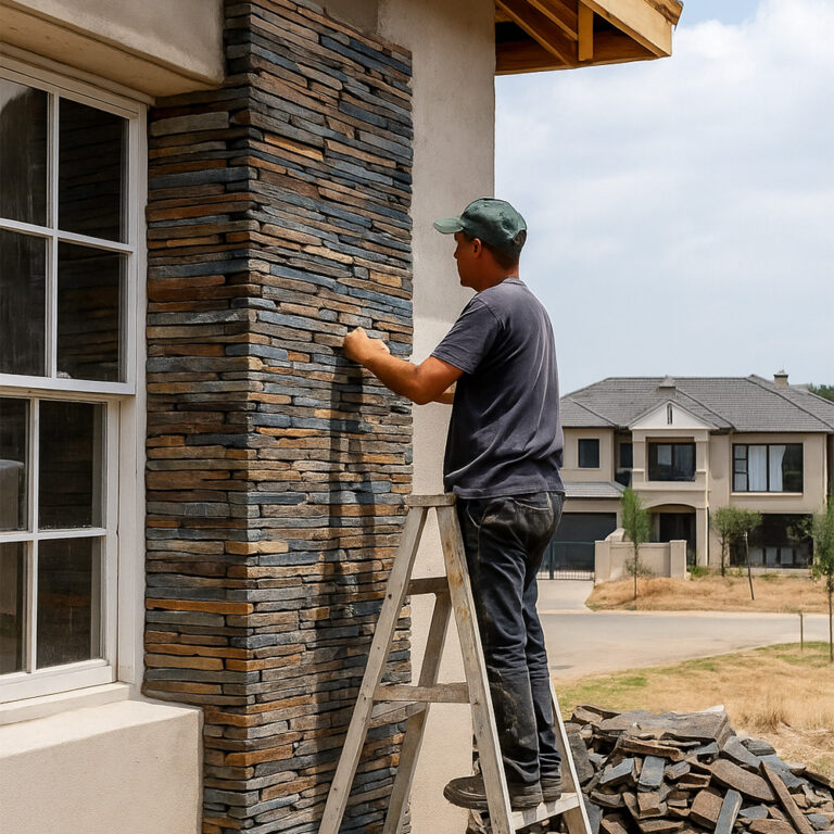 Cladding Installation - Stone Sensation